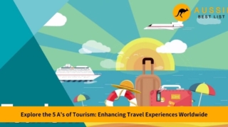 5 a's of tourism