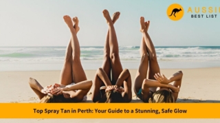 best spray tan perth