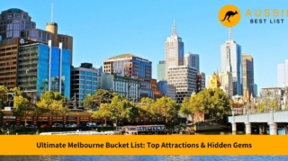 melbourne bucket list