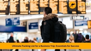 packing list for business trip