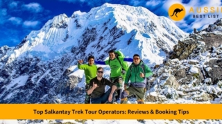 salkantay trek best tour operators